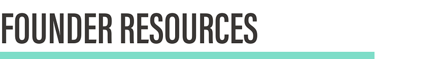 founder resources